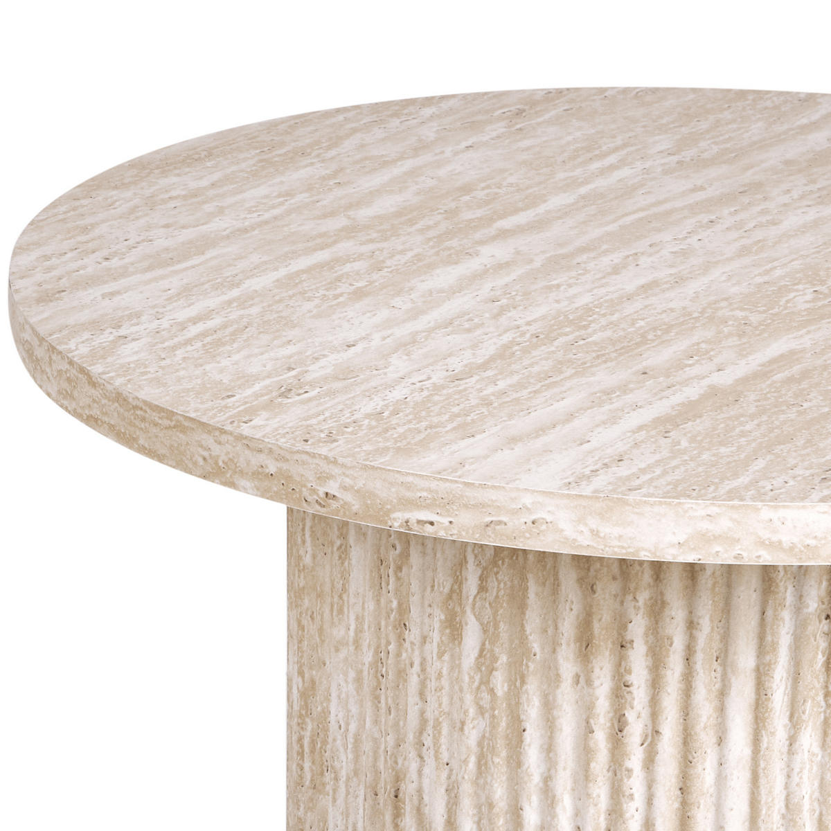 BEISTELLTISCH Beige Ammon - Beige, Holzwerkstoff (50/50/46cm) - Beliani