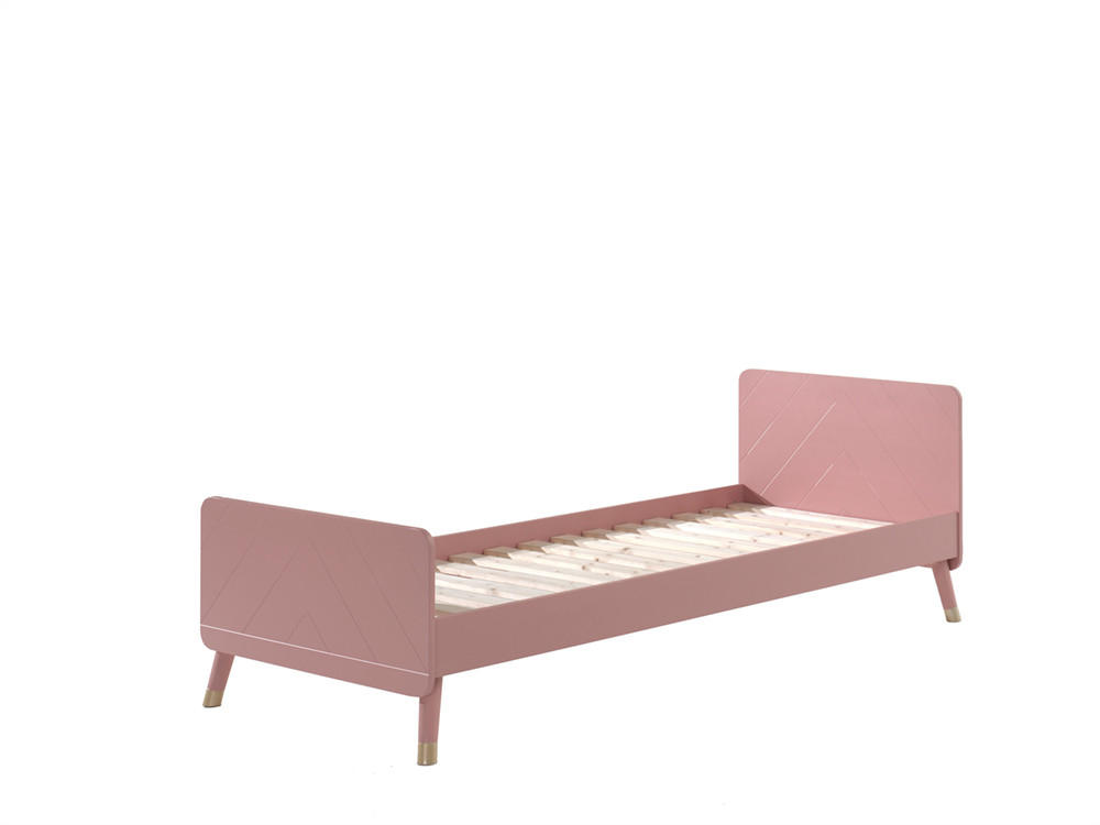 KINDERBETT BILLY Rosa 95x204x74 cm - Pink, Holz - FURNLUX