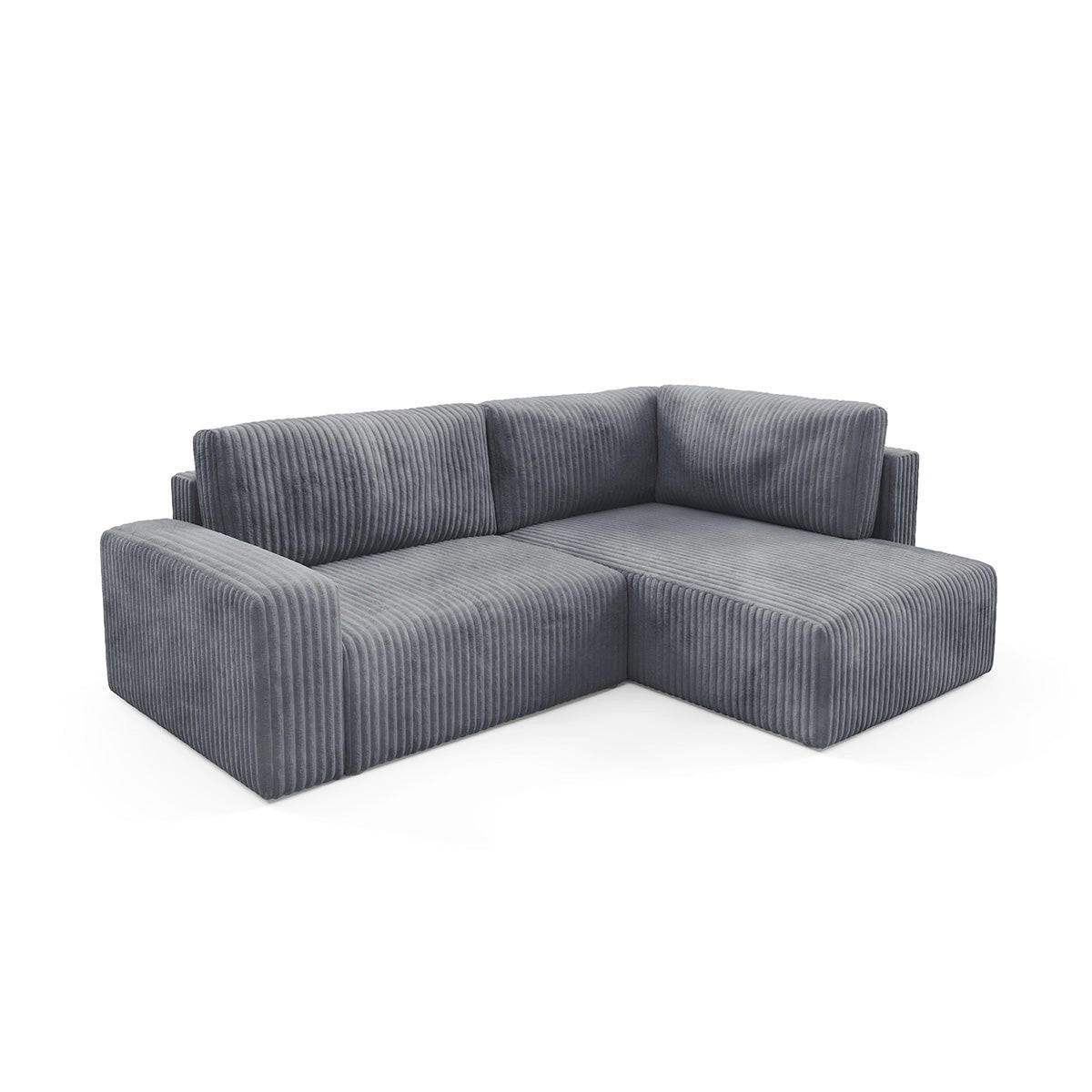 Petits-meubles Ecksofa Grau 245x182 cm