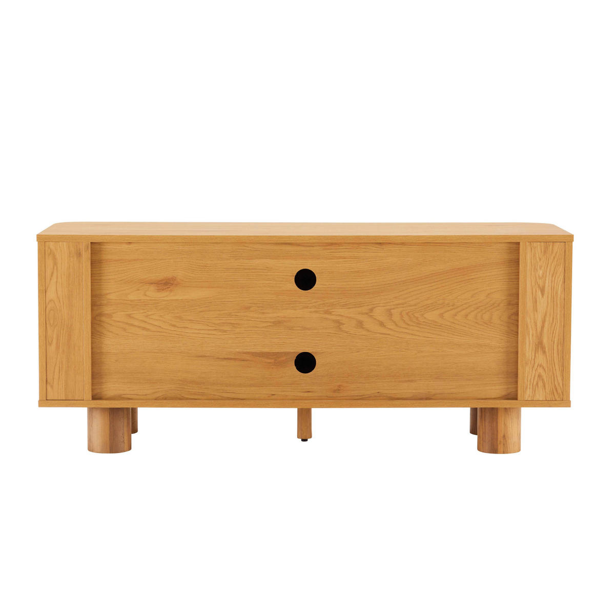 TV-SCHRANK 120 cm, helles Holz - Beige, Holz (40/50/120cm) - Oviala