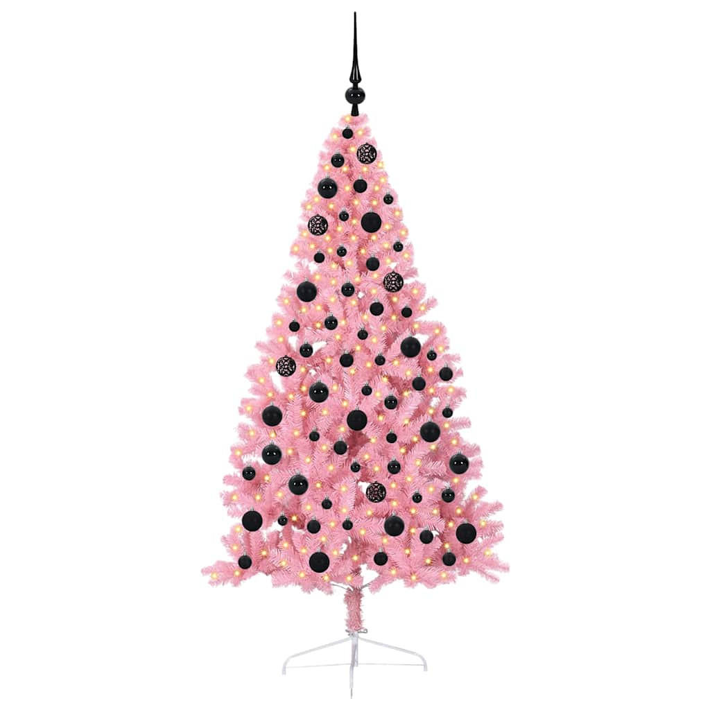 vidaXL Weihnachtsbaum Rosa 180 cm