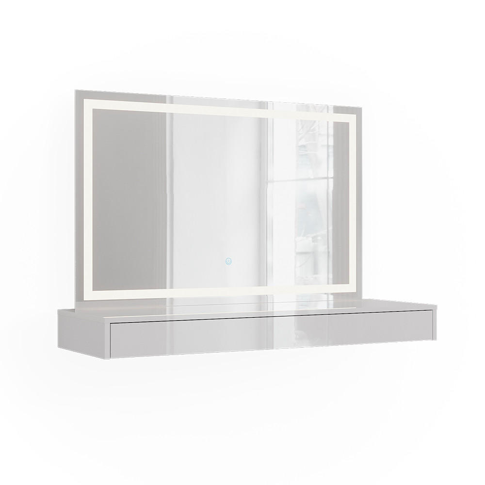 TOALETNÍ STOLEK Sherry Bílá - bílá, kompozitní dřevo (120/12/40.1cm) - Vicco