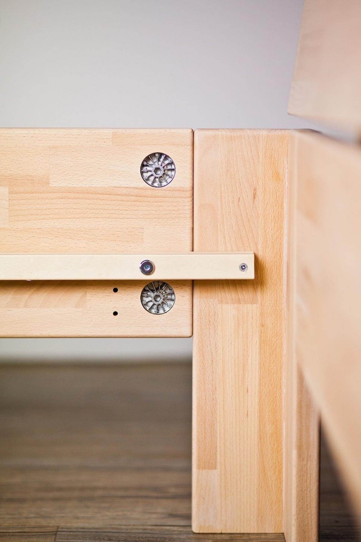 MASSIVHOLZBETT 90/200 cm aus Buche - Braun, Holz (90/200cm) - MeinMassivholz