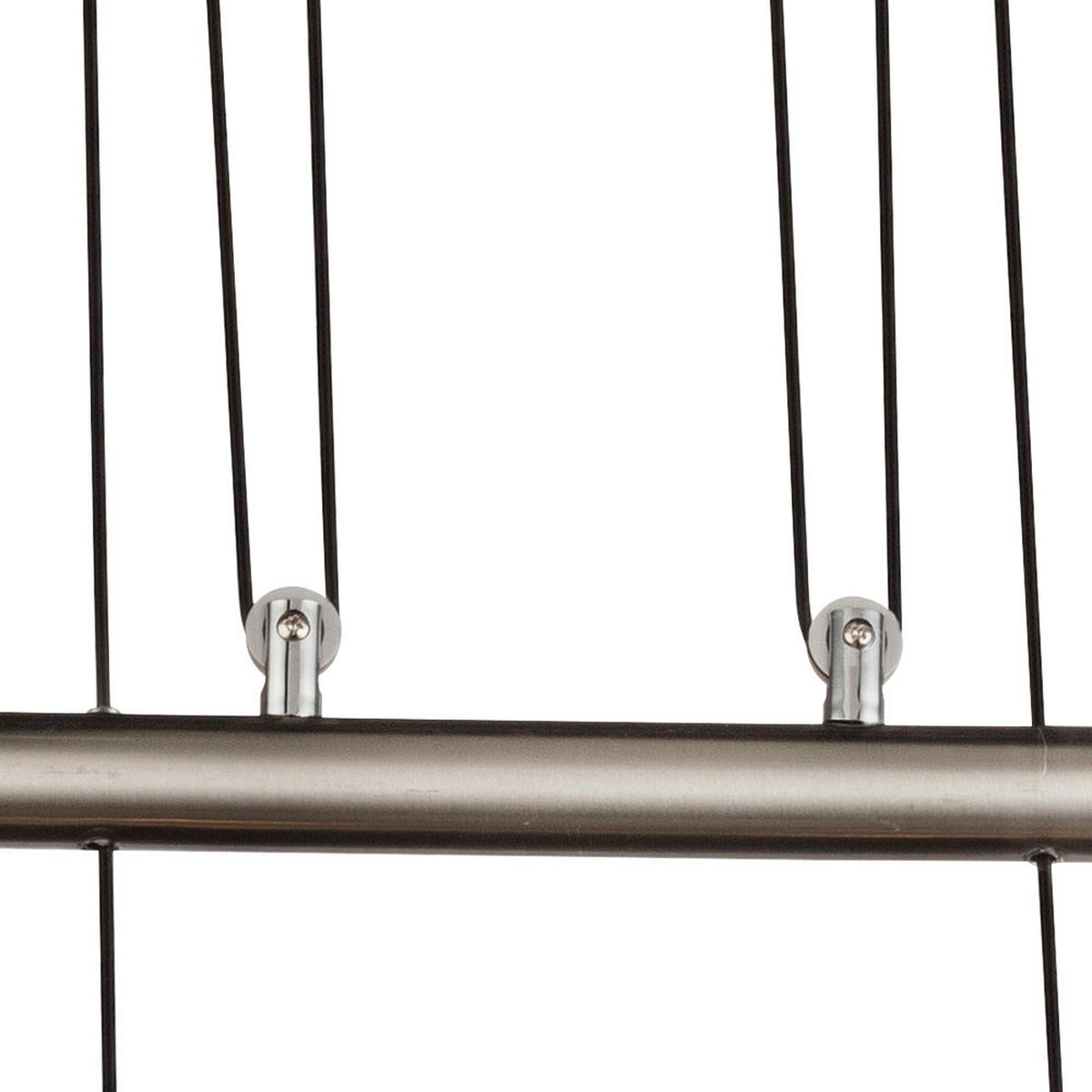 HÄNGELEUCHTE KRIS Silber matt klar - Silberfarben, Glas (60/9.2/160cm) - Globo Lighting