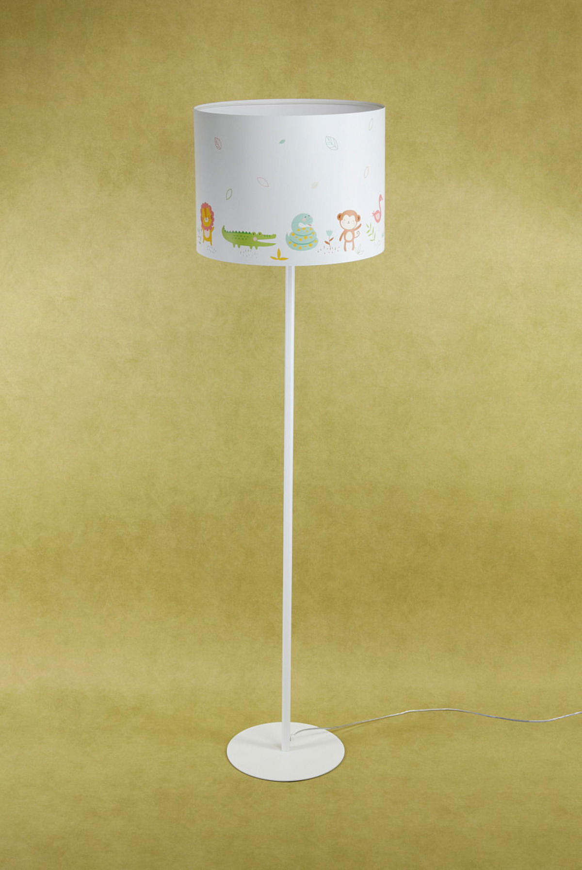 STEHLAMPE Bunt 40/30 cm - Multicolor/Weiß, Kunststoff (30/40/30cm) - KUNSTLOFT
