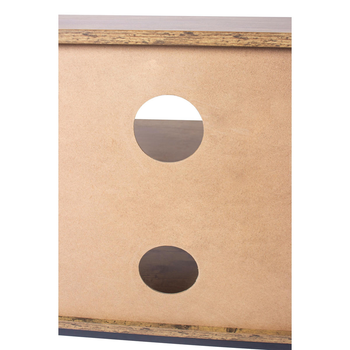 TV-LOWBOARD - Multicolor, Holzwerkstoff/Metall (120/50/40cm) - Relaxdays