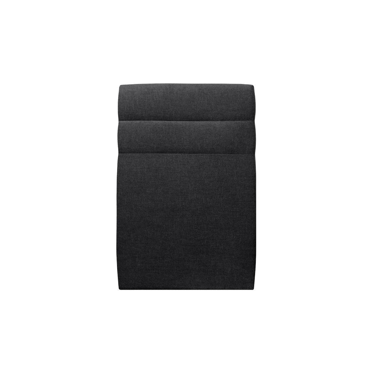KOPFTEIL Modell Linien – Schwarzer Stoff 90 cm - Beige/Schwarz, Karton/Holz (90/120/10cm) - Sommeil de Plomb