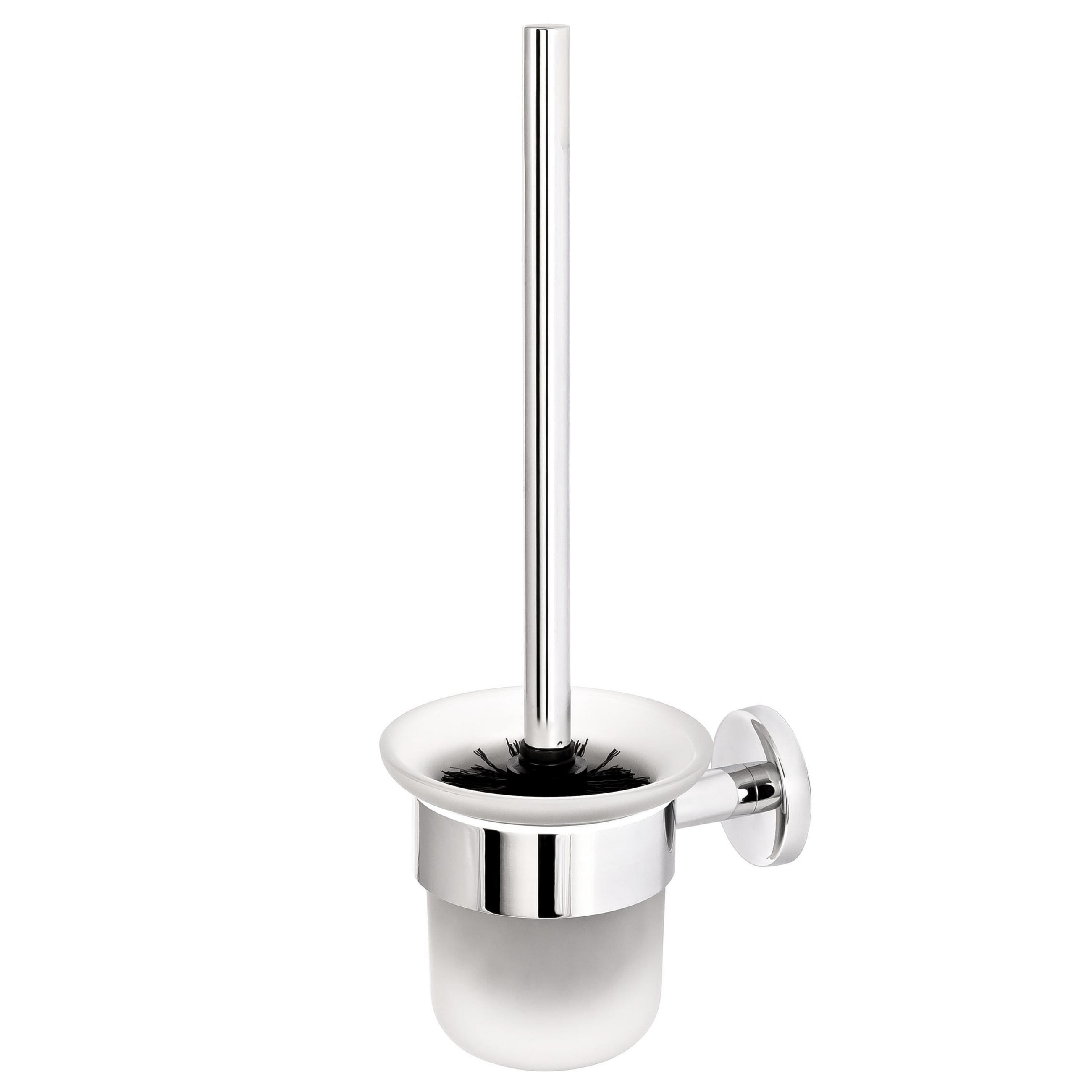 WC-GARNITUR LUCENTE, Edelstahl verchromt - Chromfarben, Metall (11.5/35/14.5cm) - bremermann