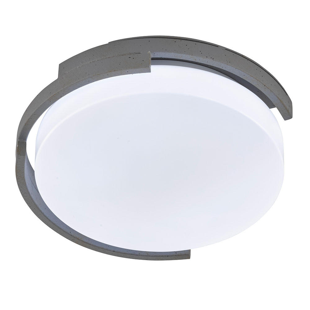 LED DECKENLEUCHTE Metall Grau Weiß - Grau, Metall (30/30/9cm)