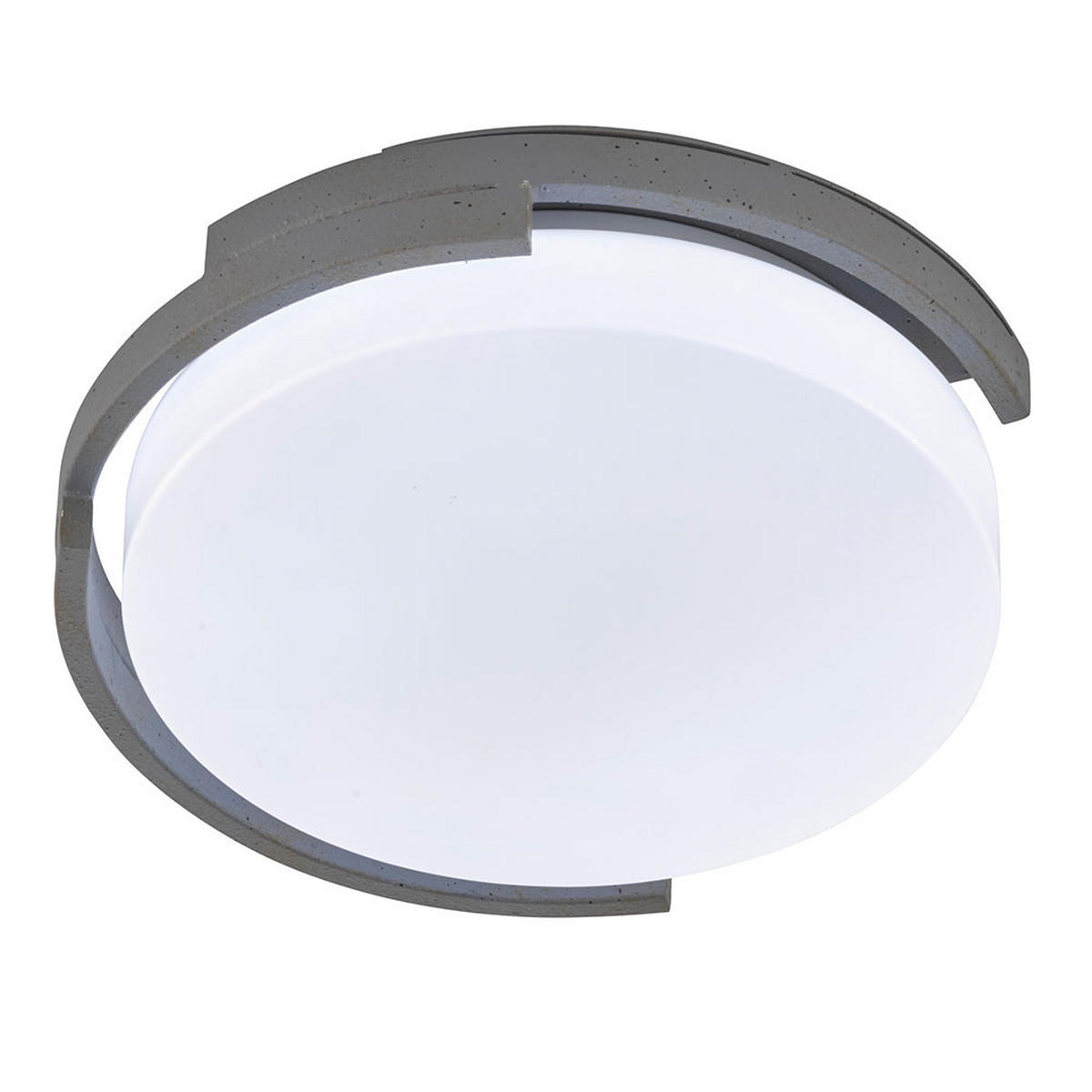 LED DECKENLEUCHTE Metall Grau Weiß - Grau, Metall (30/30/9cm)