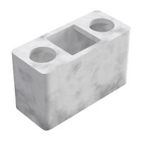 ZAHNBÜRSTENHALTER - Weiß, Kunststoff (6.8/9.2/15.7cm) - Intirilife