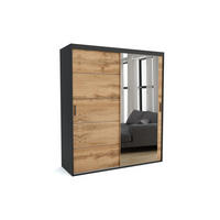 KLEIDERSCHRANK MAT A Braun 130x60x205 cm - Braun, Holzwerkstoff (130/205/60cm) - FURNLUX