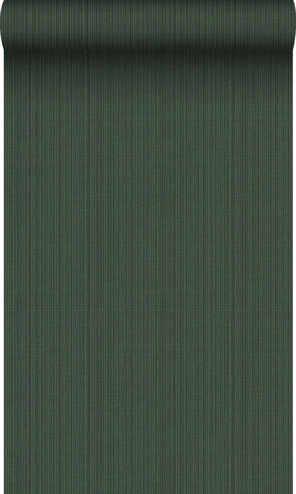 TAPETE Gewebeoptik 53 cm x 10.05 m - Grün, Papier (53/1000cm) - Origin Wallcoverings