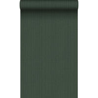 TAPETE Gewebeoptik 53 cm x 10.05 m - Grün, Papier (53/1000cm) - Origin Wallcoverings