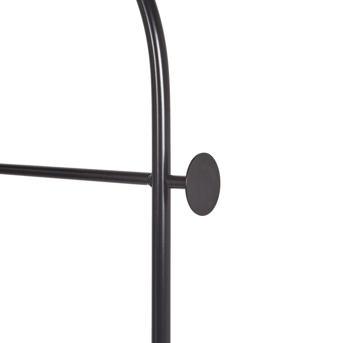 KLEIDERSTÄNDER Metall schwarz 174 cm Hardin - Schwarz, Metall (60/174/33cm) - Beliani