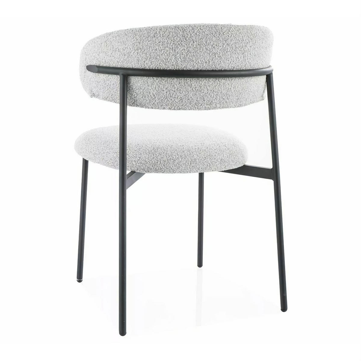 POLSTERSTUHL ELYSE - Schwarz, Textil (56/80/58cm) - Lookway