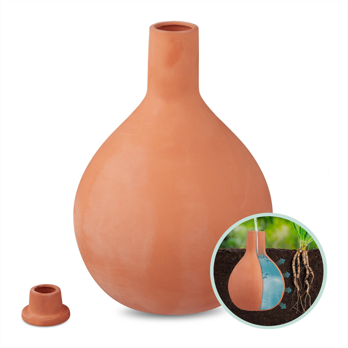 1XOLLA - Hellbraun, Keramik (20/29/20cm) - Relaxdays