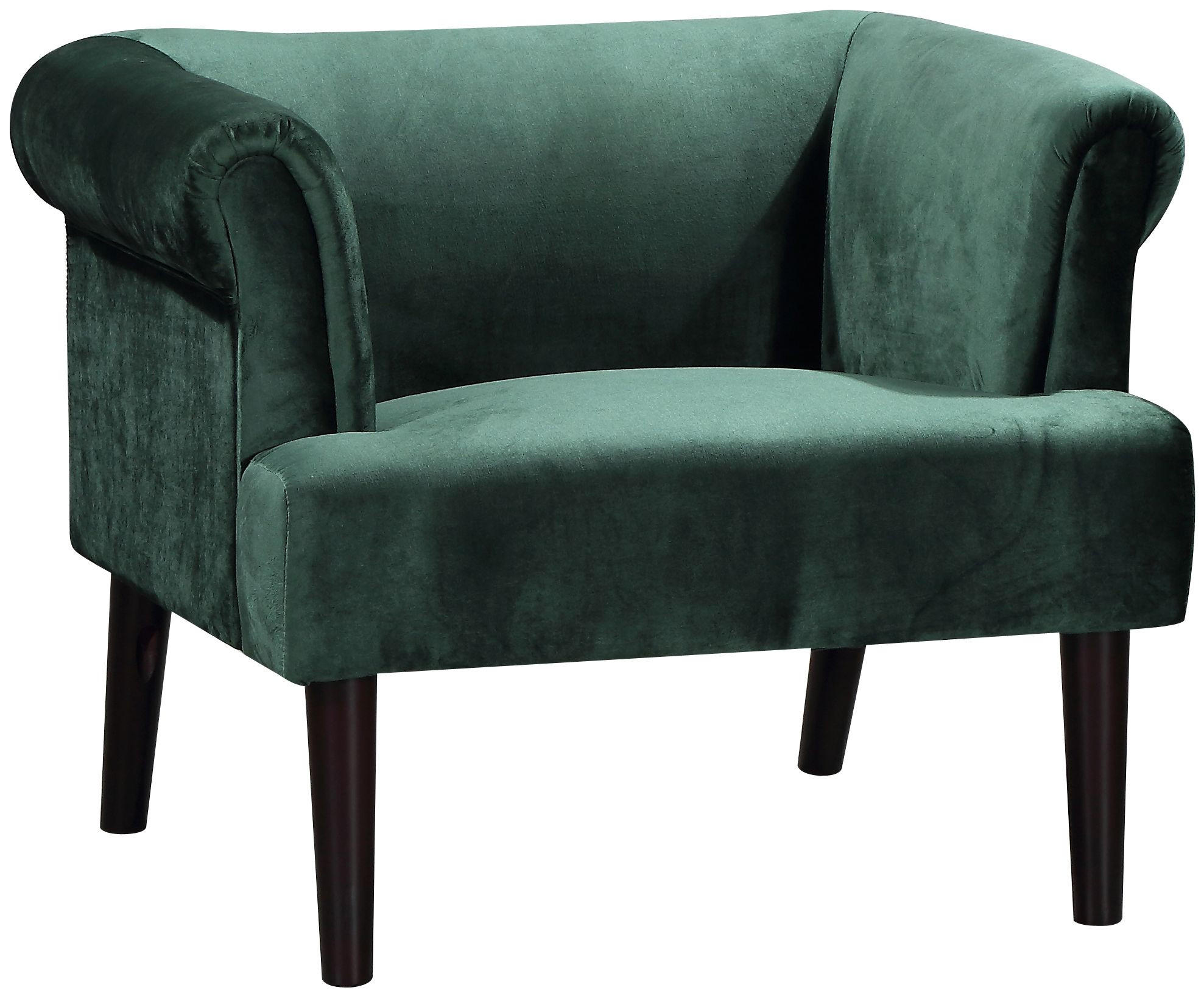 SESSEL Charlie Samt Grün - Grün, Textil (86/70/74cm) - ATLANTIC home collection