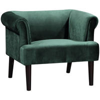 SESSEL Charlie Samt Grün - Grün, Textil (86/70/74cm) - ATLANTIC home collection