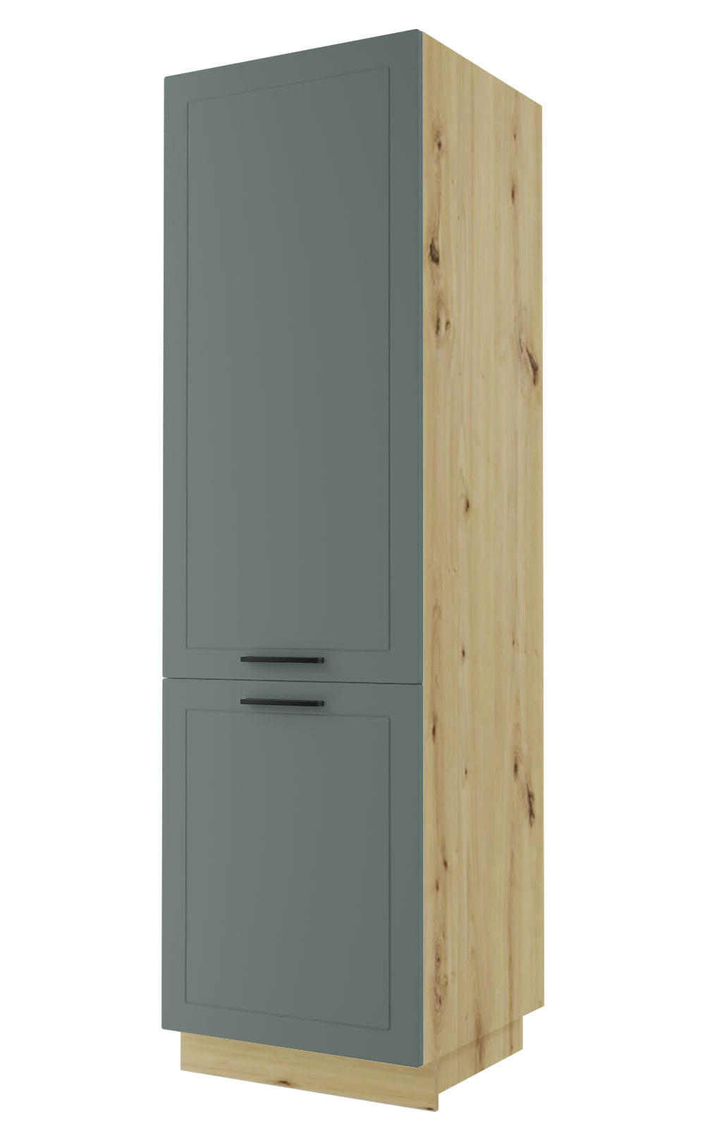 Feldmann-Wohnen Kühlschrankumbau Mintgrün, Eiche Artisan 60x207x59 cm