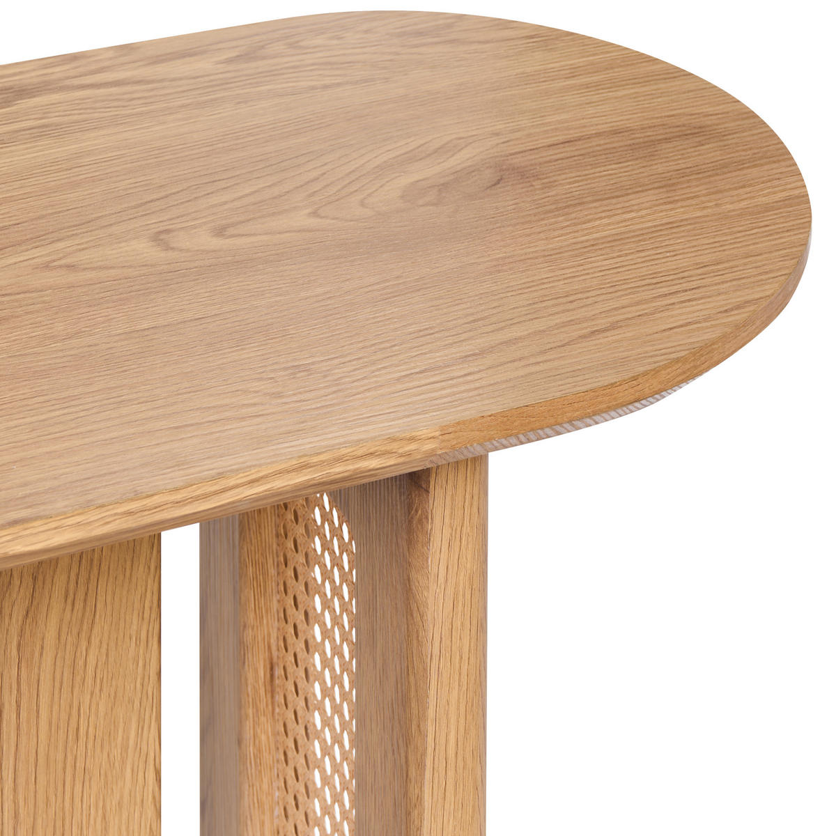 KONSOLENTISCH Hellbraun Karlo - Hellbraun, Holzwerkstoff (120/80/40cm) - Beliani