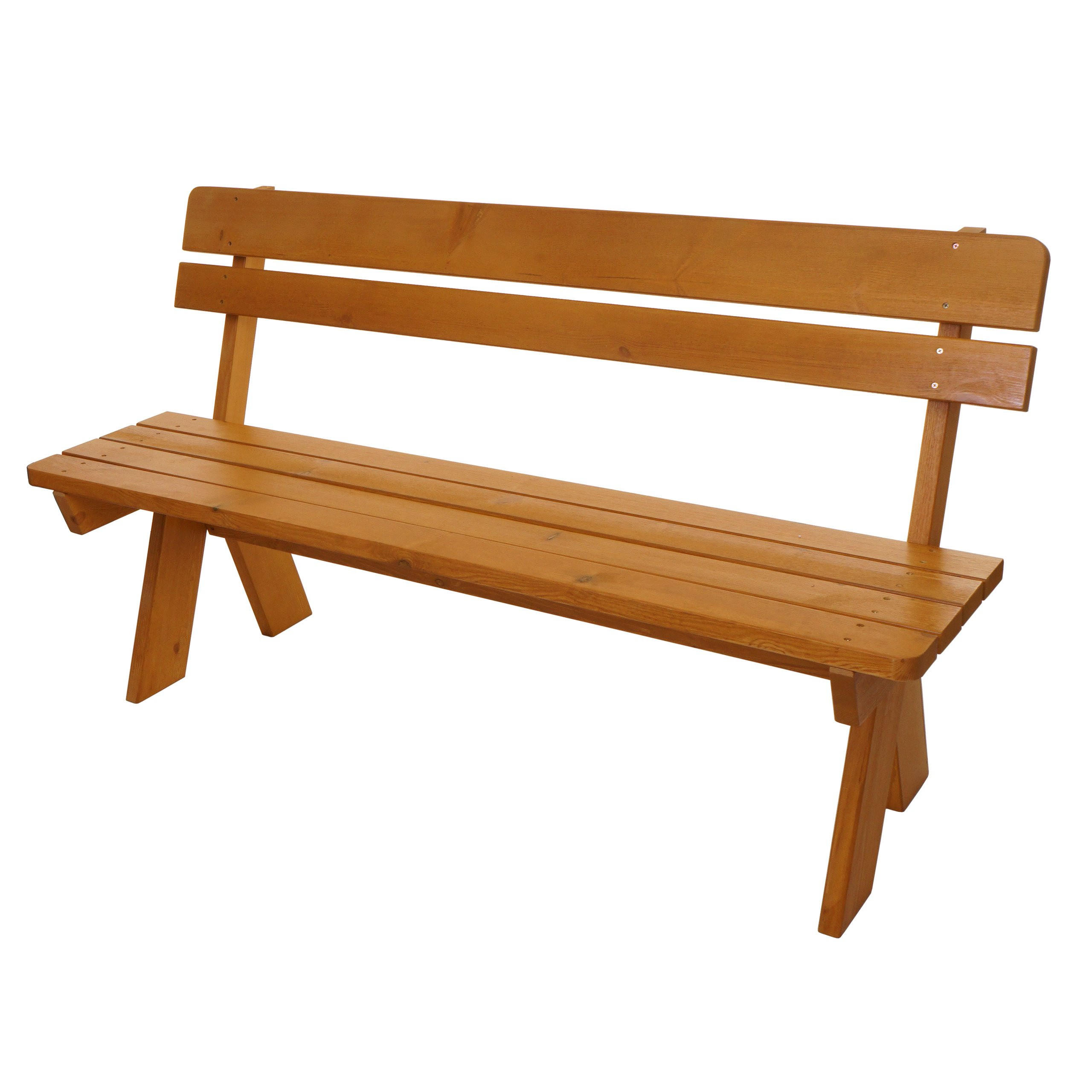 Proregal Gartenbank Gelb 148x86x54 cm