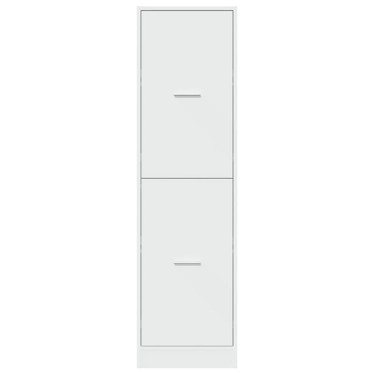 APOTHEKERSCHRANK Weiss 40/41/144,5 Cm Holzwerkstoff - Weiß, Holzwerkstoff (41/144.5/40cm) - vidaXL