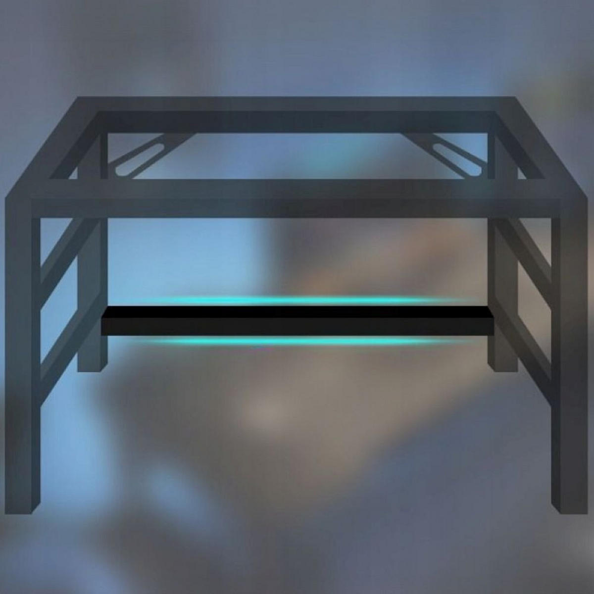 COMUTERTISCH, schwarz 120/60/75 cm - Schwarz, Holzwerkstoff (66/128/6cm)