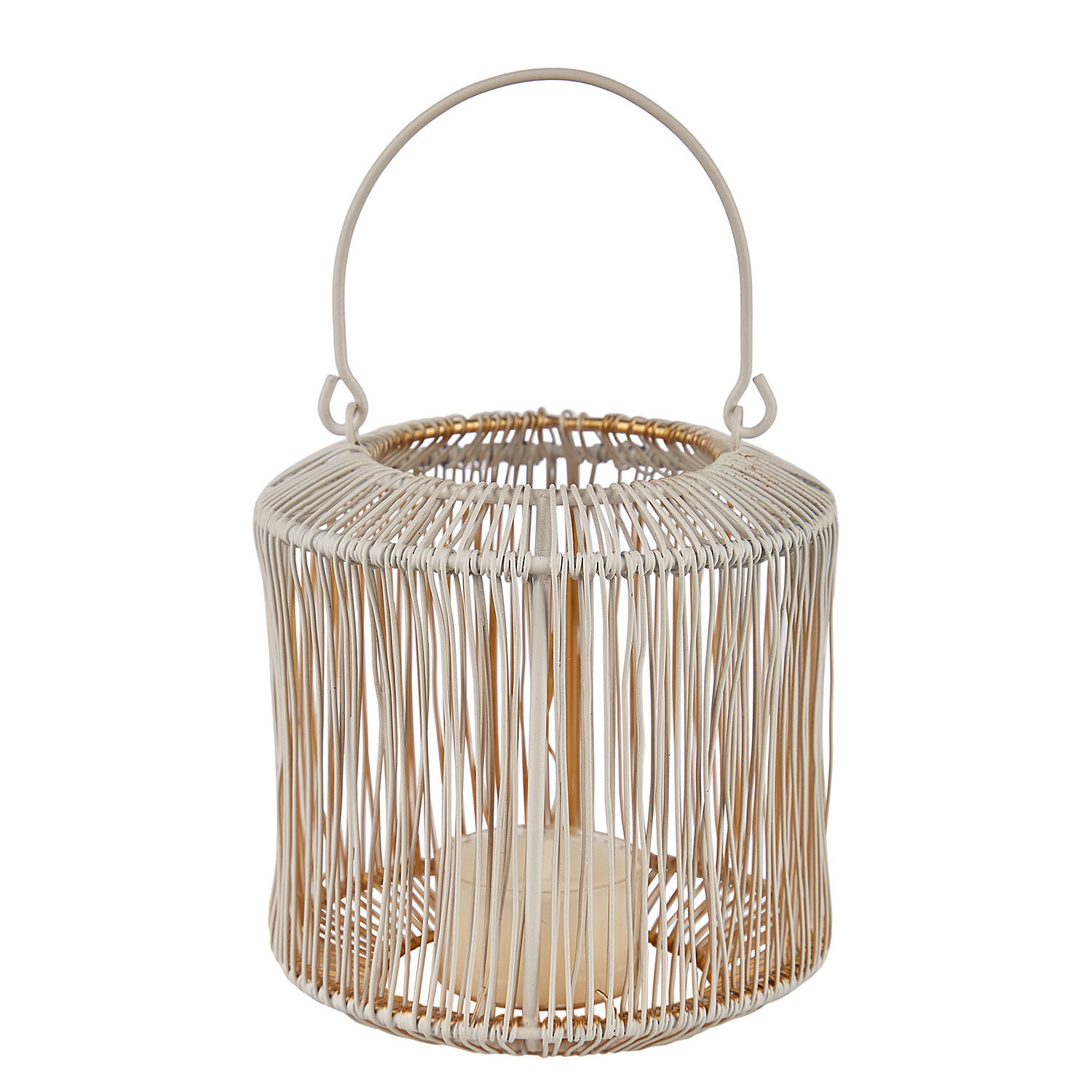 LATERNE Yoko - Weiß, Metall (10/10/10cm) - Butlers