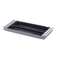 SCHUBLADE DeskMate 18,6/42,5/4,3 cm in Silberfarben - Silberfarben, Metall (18.6/42.5/4.3cm) - bümö