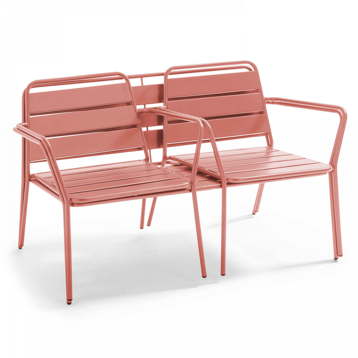 GARTENSET 3-tlg., Lehm - Pink, Metall - Oviala