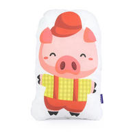 KISSEN piggys 40x30 cm mehrfarbig - Multicolor, Textil (40/30cm) - Happy Friday