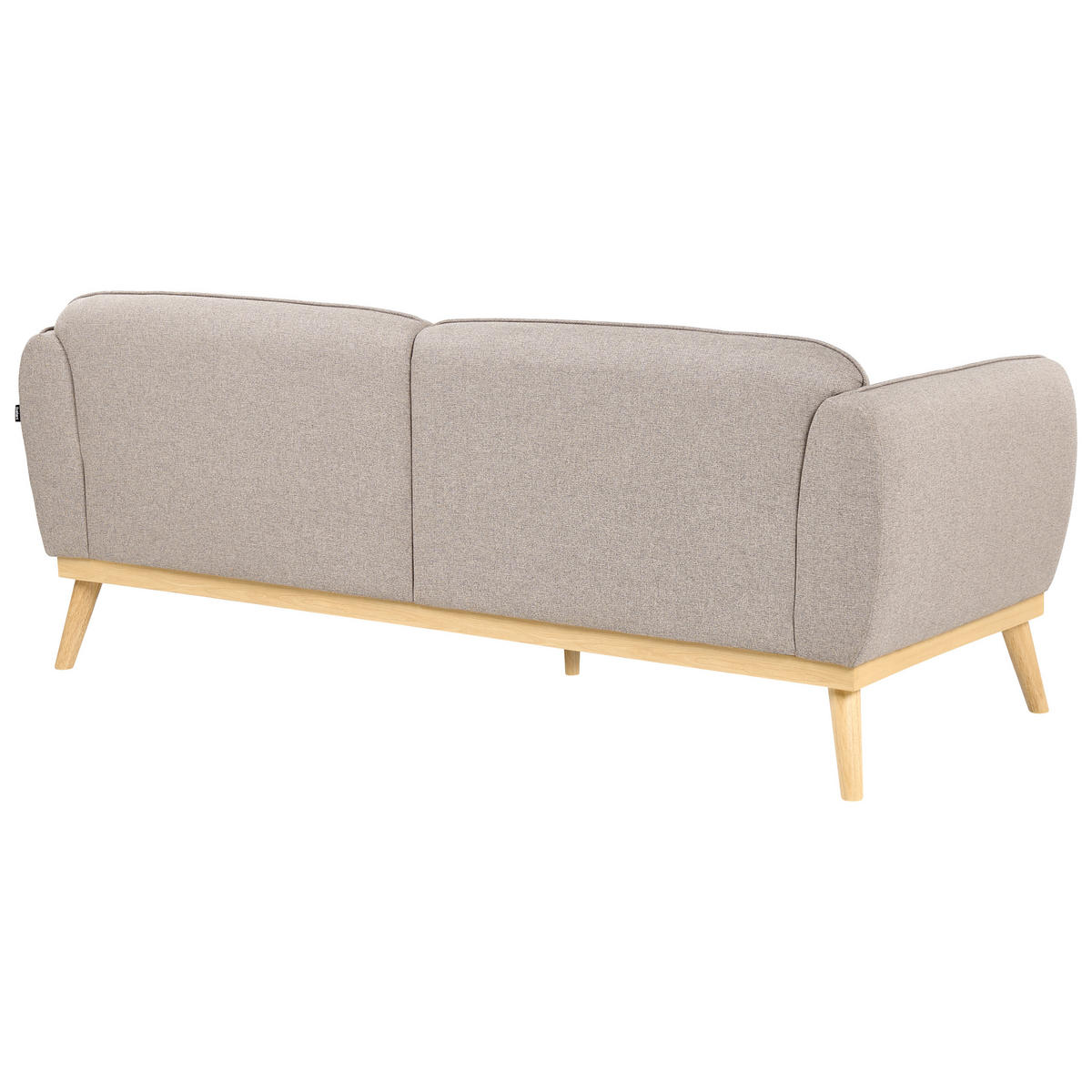 SADA POHOVEK 5-místná Látka Světle hnědá Ljung - hnědá/světle hnědá, textil (210/82/82cm) - Beliani