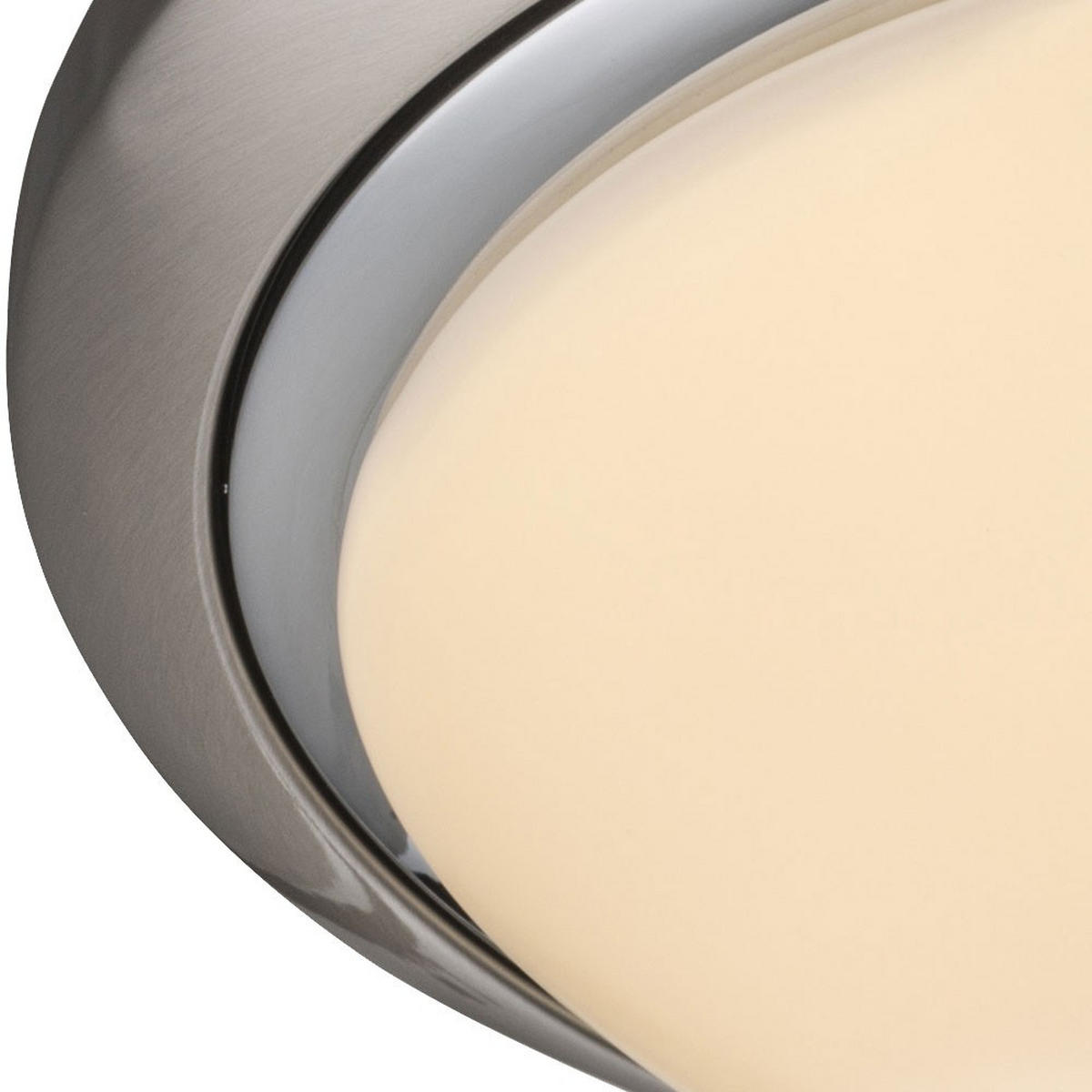 LED DECKENLEUCHTE INA Silber matt - Silberfarben, Metall (35/35/10cm) - Globo Lighting