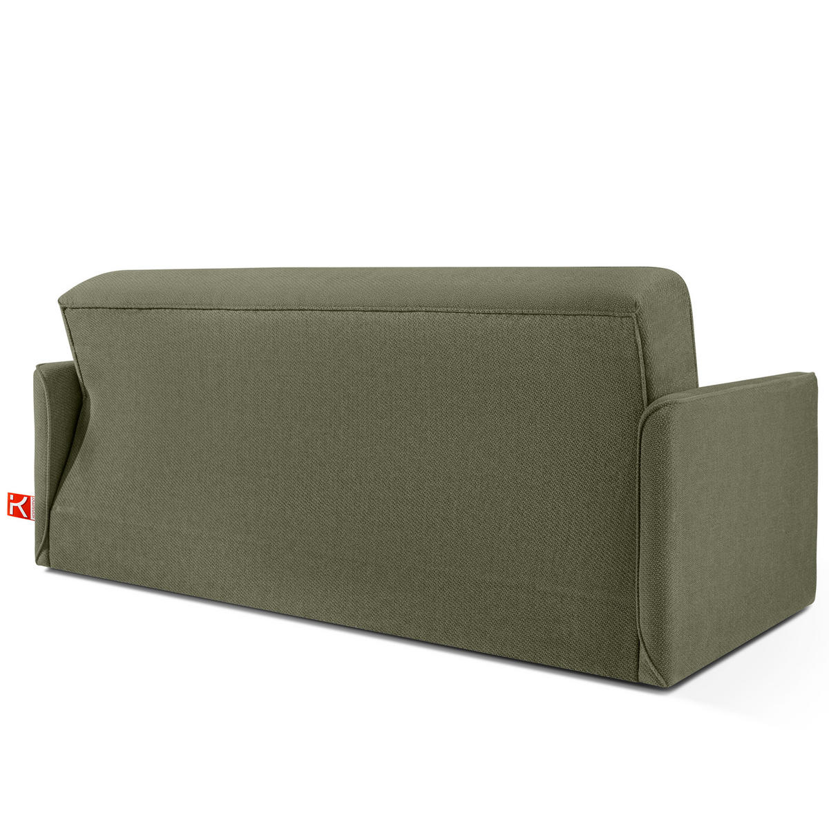 EINZELSOFA LIRIS, 3 Personen, Oliv - Olivgrün, Holz/Holzwerkstoff (208/91/98cm) - KONSIMO®