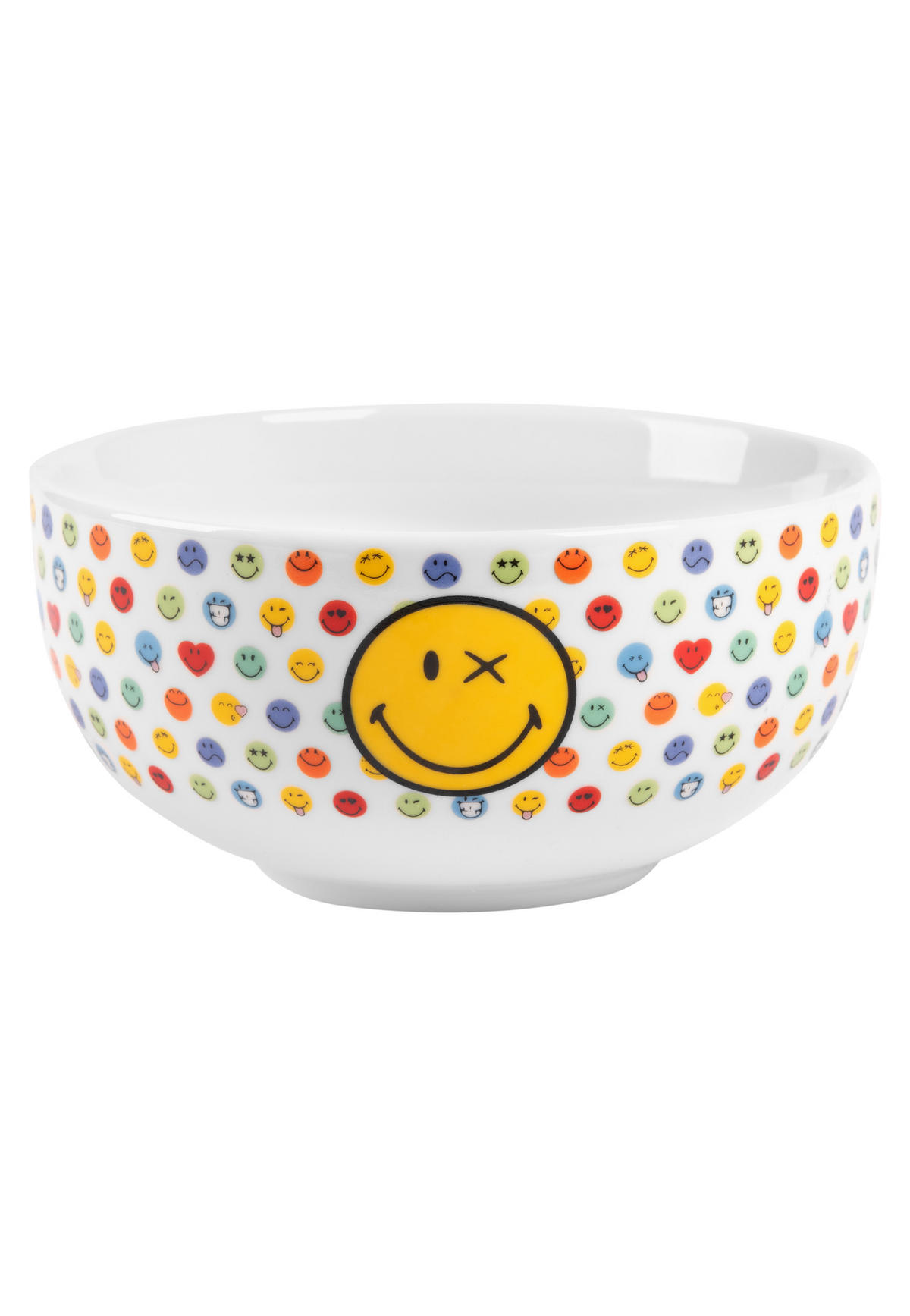 FRÜHSTÜCKSSET Smileyworld Mehrfarbig 3-teilig - Multicolor, Keramik (23.8/11.2/23.3cm) - United Labels