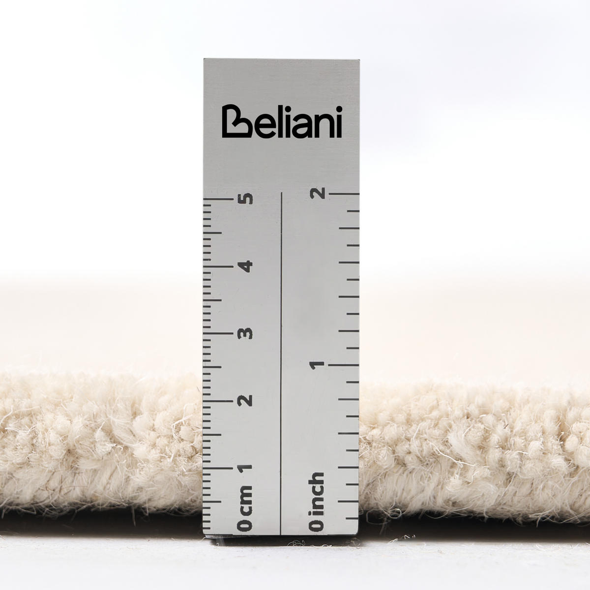 KOBEREC Krémově bílý 140 cm Vlna Vasco - krémová, textil (140/140cm) - Beliani