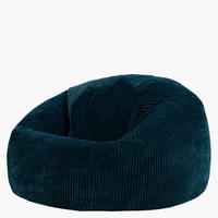 SITZSACK Cord Dalton XXL - Dunkelgrün, Textil (92/52/92cm) - icon
