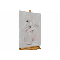 ACRYLBILD HANDGEMALT 60/90 cm - Beige, Holz/Textil (1.3/90cm) - KUNSTLOFT