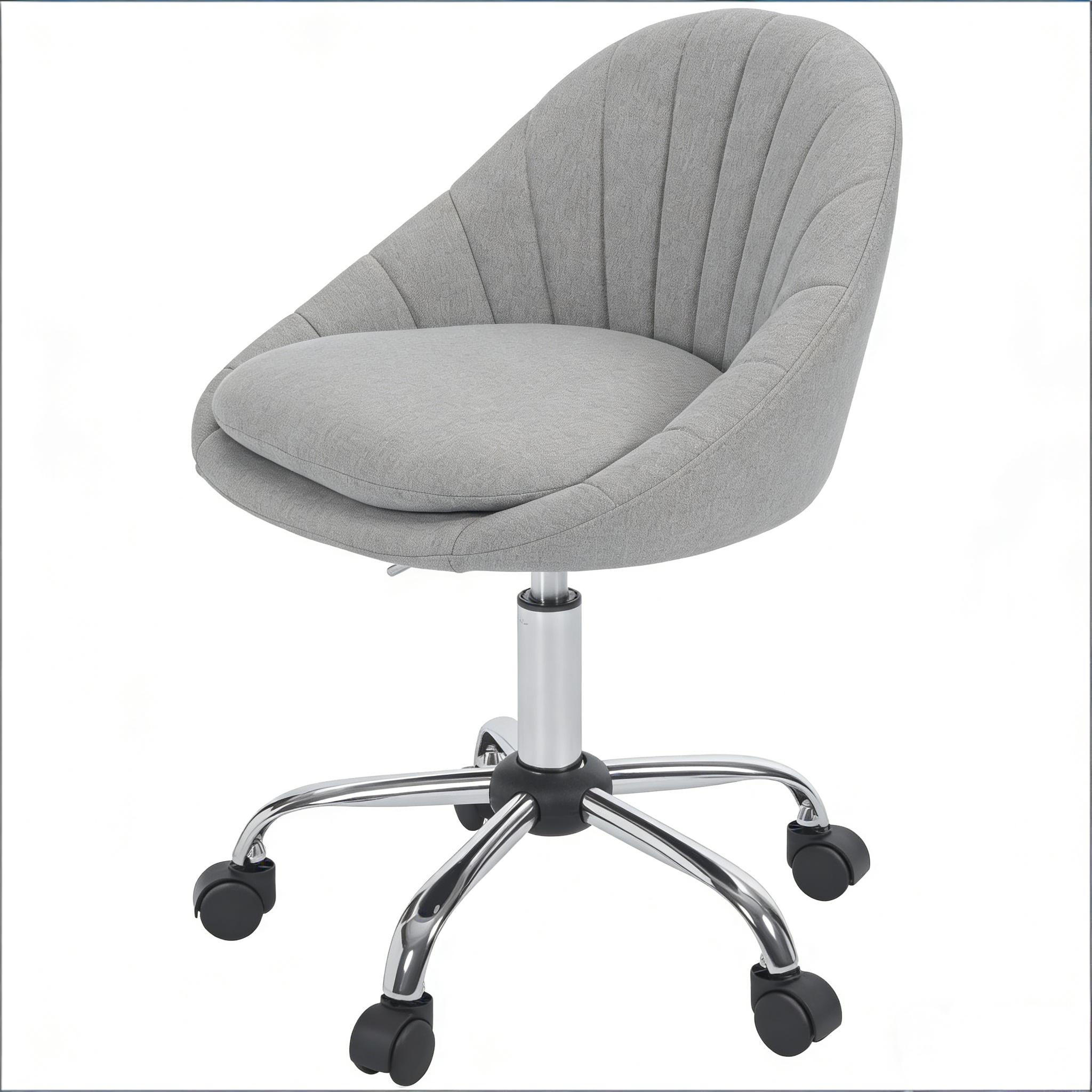 BÜROSTUHL Grau 52/52/82 cm - Grau, Metall (47.5/82/52cm) - PANGIVO