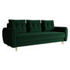 SCHLAFSOFA Palermo - Naturfarben/Grün, Holz/Textil (227/95/82cm) - MIRJAN24