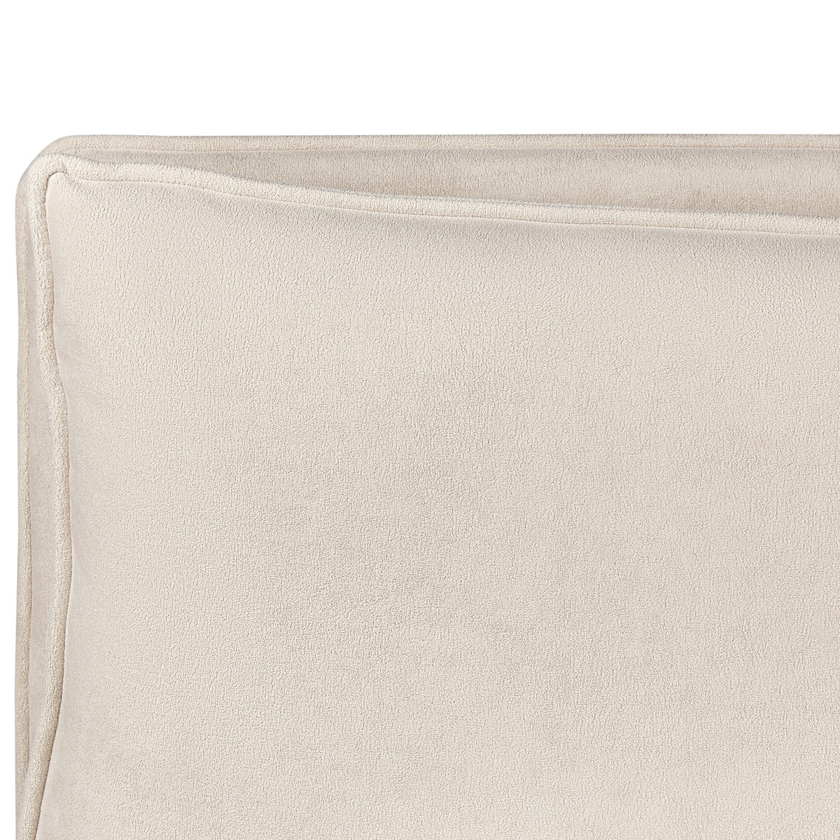 BETT mit Stauraum 180x200 cm Beige Bajonna - Beige, Textil (180/200cm) - Beliani