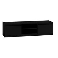 TV SKRINKA - čierna, kompozitné drevo (140/36/40cm) - RAUMHIRSCH FURNITURE
