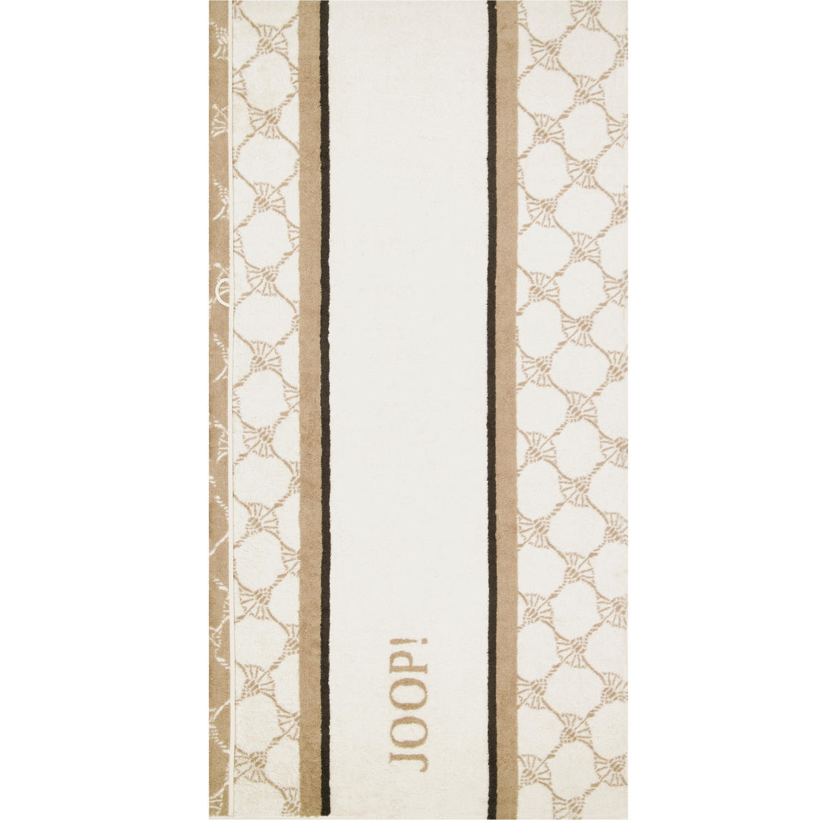 HANDTÜCHER SAUNA STRIPES 1718 NATUR - 37 - Beige, Textil (80/200cm) - Joop!