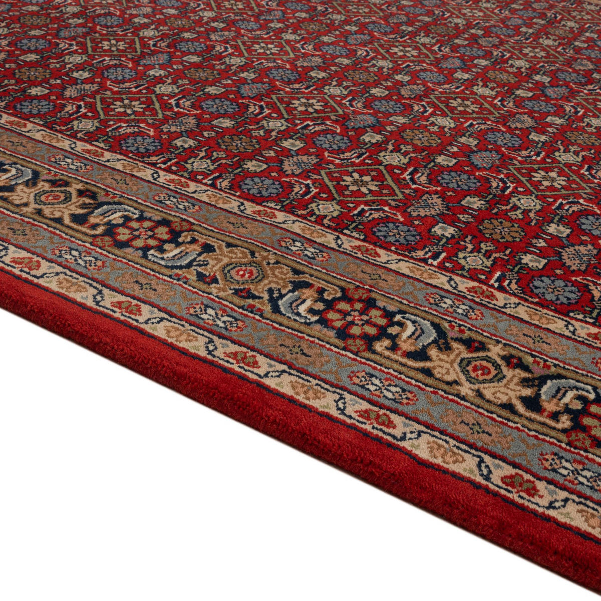 ORIENTTEPPICH Indo Herati, klassisch, strapazierfähig 40x60 cm - Rot, Textil (40/60cm) - Rug and Roll