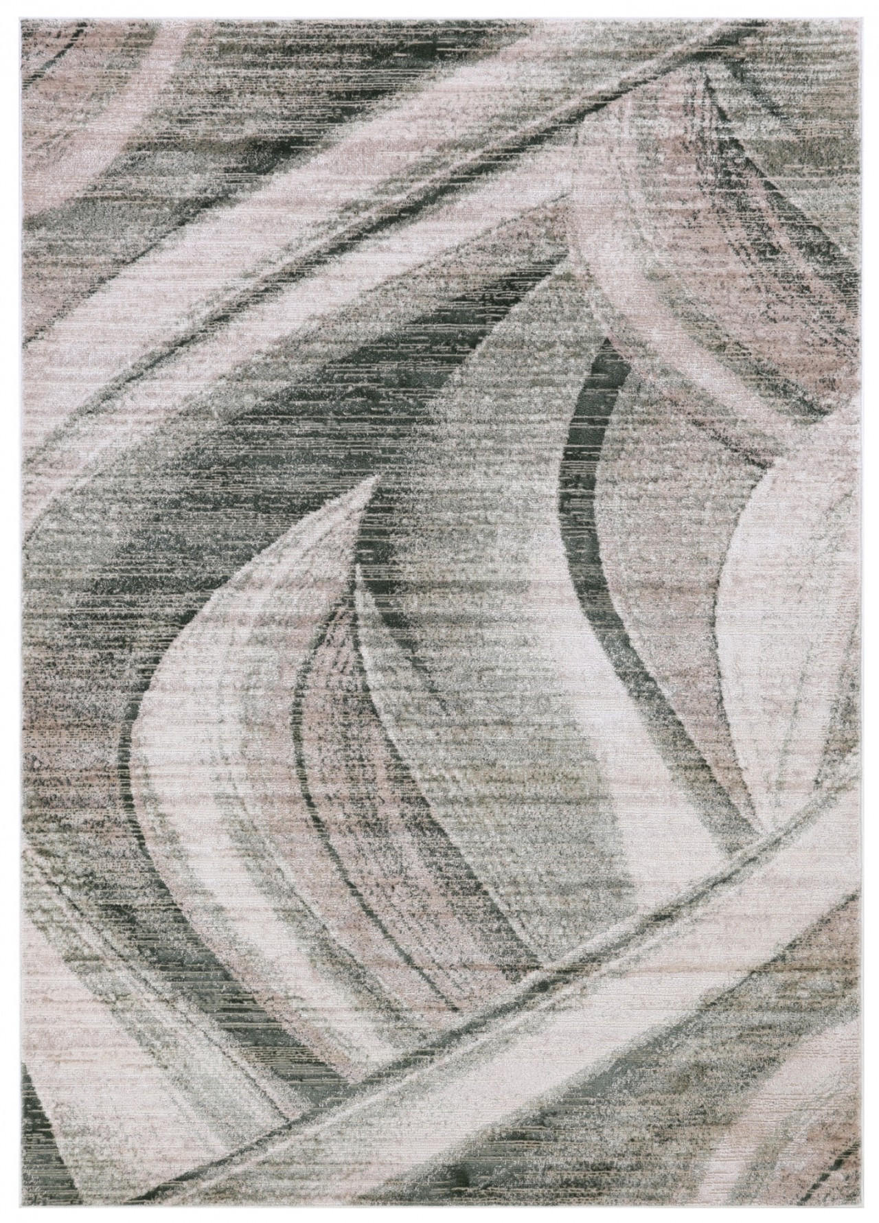 KOBEREC béžový grafitový krémový - 120 x 170 cm - sivá/krémová, textil (120/170cm) - Mazovia