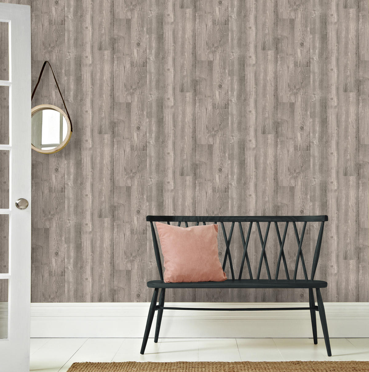 VLIESTAPETE - Wood Deluxe Natural - Beige, Papier/Kunststoff (52/1000cm) - Easy Decor