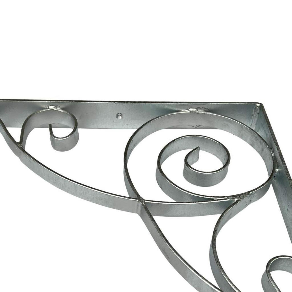 WINKELKONSOLE 50x50 cm Metall Feuerverzinkt - Grau, Metall (50/50/5cm) - DanDiBo