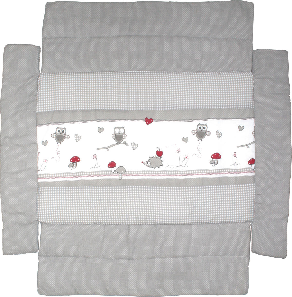 LAUFGITTEREINLAGE , Adam & Eule - Grau, Textil (96/18/96cm) - Roba