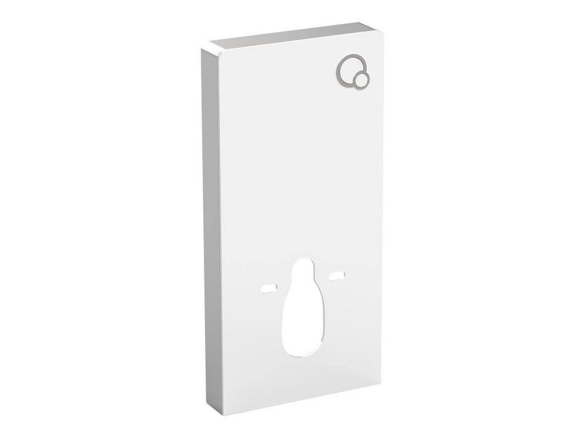 HÄNGE WC - 48.3 cm x 10.8 cm - glas - schwarz Spinosa - Schwarz, Glas (48.3/100.35/10.8cm) - Vente-Unique